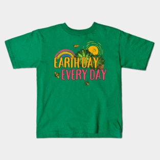 Earth Day Every Day Kids T-Shirt